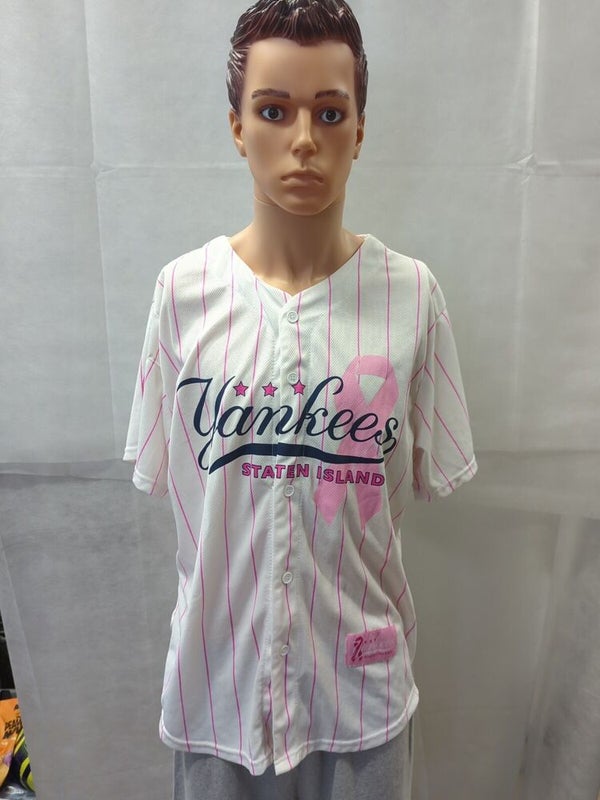 New York Yankees Aaron Judge Jersey MLB XL Pinstripe Light Stain