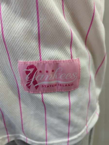 2014 Staten Island Yankees Brest Cancer SGA Jersey XL MiLB | SidelineSwap