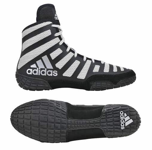 Adidas Adizero Varner 2 New Wrestling Shoes Black/Grey FW1013 Men’s Size 8