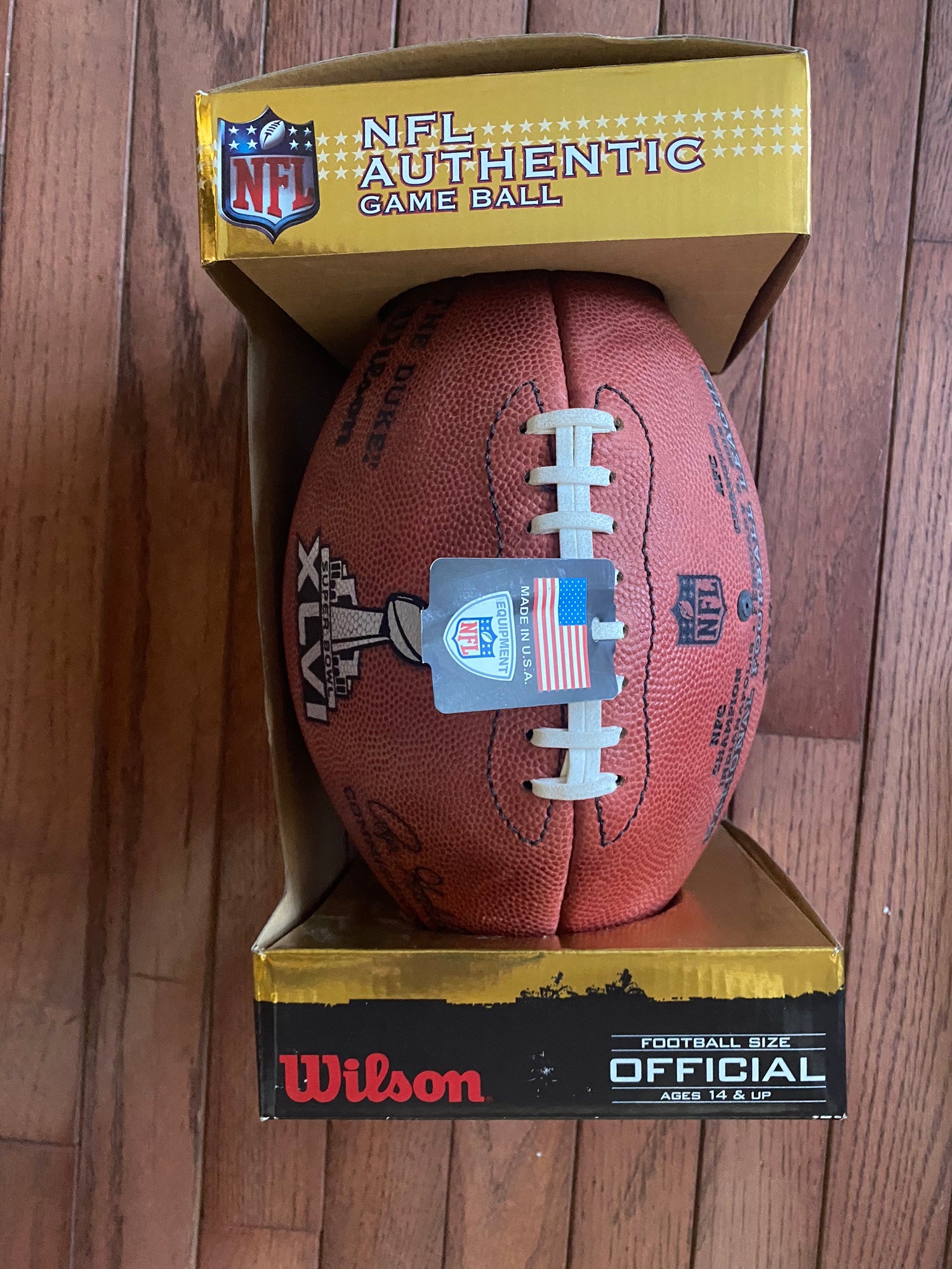  Wilson “The Duke” NFL Official Authentic Leather Game