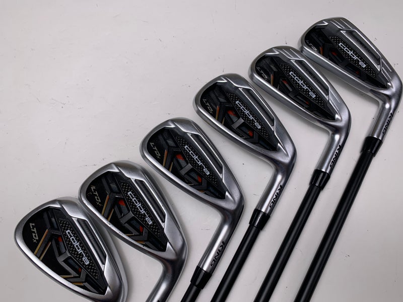 Cobra LTDx Iron Set 6-PW+AW KBS PGI 75g Regular Graphite Mens RH