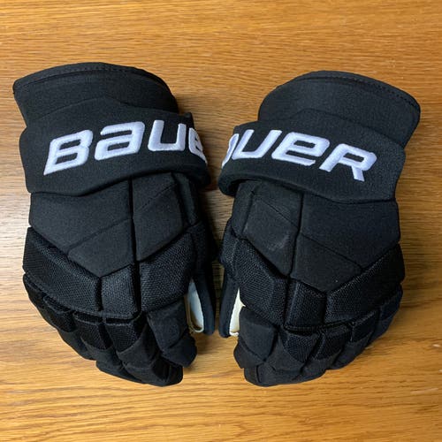 Bauer Supreme 2S Pro Stock Hockey Gloves 14” Black Flex Cuff