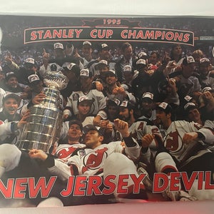 NJ Devils 95 Stanley Cup Poster