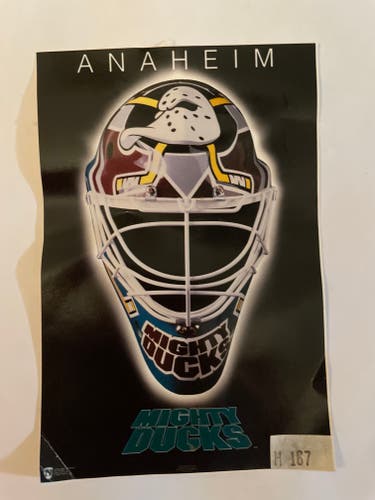 Anaheim mighty Ducks Poster