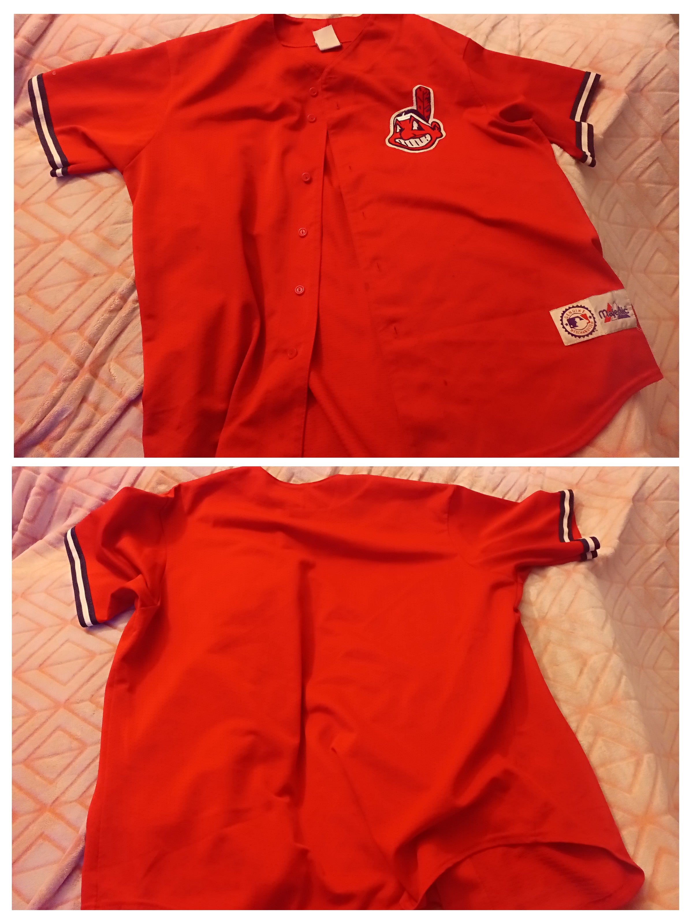 Vintage 1950s Chicago Cubs Baseball Jersey Shirt MacGregor NOS Sample Rare  S/XS