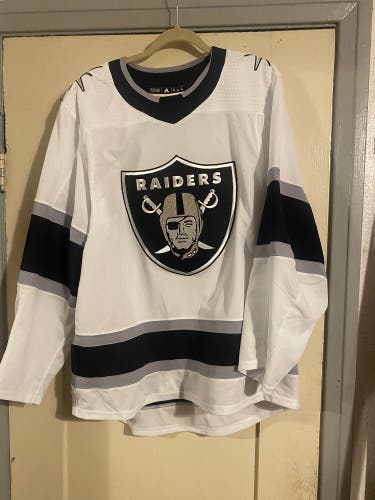 Las Vegas Raiders hockey themed jersey