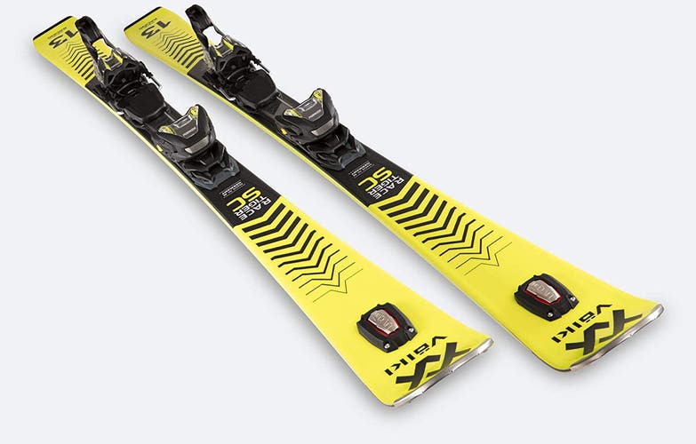 New 170 cm Volkl Racetiger SC Skis with vmotion 10 gw binding