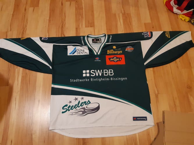 German hockey league SC Bietigheim Steelers Used XXXL Men's Jersey