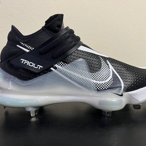 Nike Force Zoom Trout 7 Black/White Baseball Cleats CI3134-005 Men Size 10.5