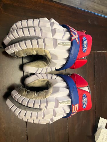 Stx RZR team bud light lacrosse gloves size 13,