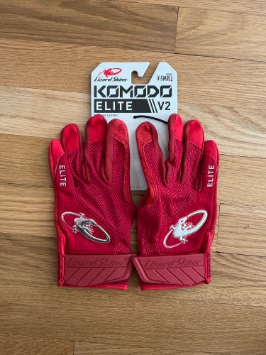 NEW Lizard Skins Komodo Elite V2 Batting Gloves (Adult XS)