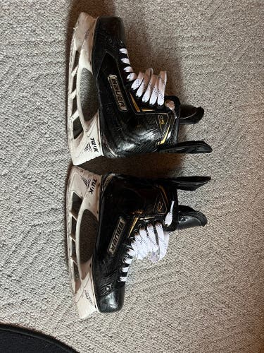 Used Bauer Regular Width Pro Stock Size 6.5 Supreme 2S Pro Hockey Skates