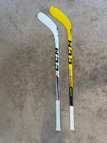 Mini hockey sticks