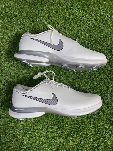 Nike Air Zoom Victory Tour 2 Golf Shoes White Gray Leather