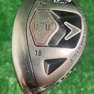 Callaway Fusion FT 2 Hybrid 18* Neutral LH Fujikura FitOn M Stiff Graphite 41.5"
