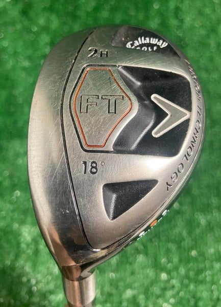 Callaway Fusion FT 2 Hybrid 18* Neutral LH Fujikura FitOn M Stiff Graphite 41.5"