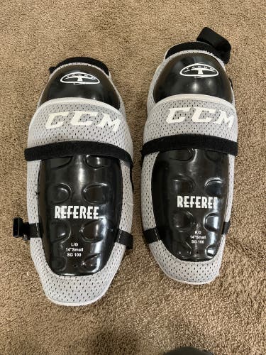Used CCM Referee Shin Pads