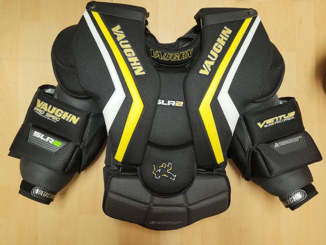 New Small Vaughn SLR2 Pro Carbon Goalie Chest Protector