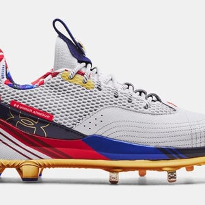 2023 Under Armour Men's UA Harper Low USA ST Steel Metal Adult Baseball Cleats