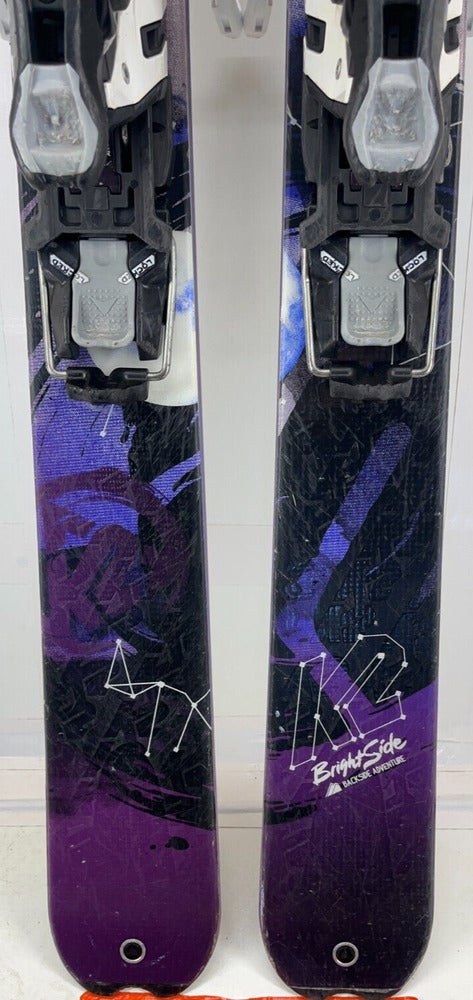 k2 backside adventure skis USED 167 cm K2 BrightSide All Mountain Ski w/ Atomic Tracker 12 AT Frame  Binding | SidelineSwap