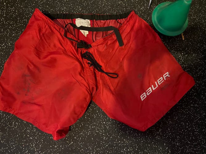Red Bauer pant shell