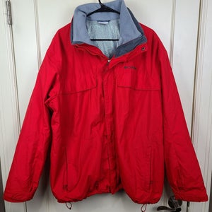 Columbia Omni Heat Interchange Mens 3-in-1 Ski Snow Jacket System Red Size: XL