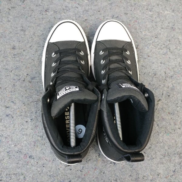 Pantano traje Quagga Converse All Star Street Mid Mens Shoes Size 9 Sneakers Black White Lace Up  | SidelineSwap