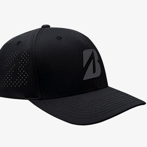NEW Bridgestone Performance Tech Black Adjustable Snapback Hat/Cap