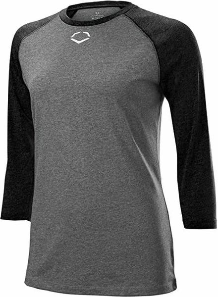 EvoShield Baseball 3/4 Sleeve Shirt Size M