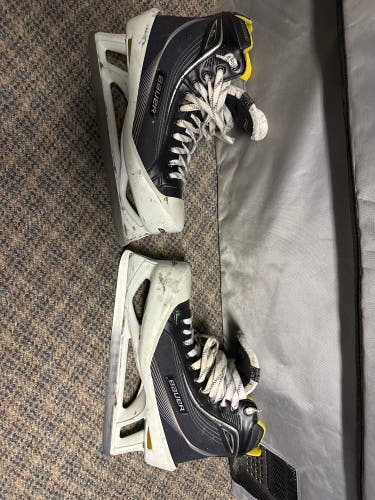 Used Bauer Regular Width  Size 12.5 Supreme One60 Hockey Goalie Skates