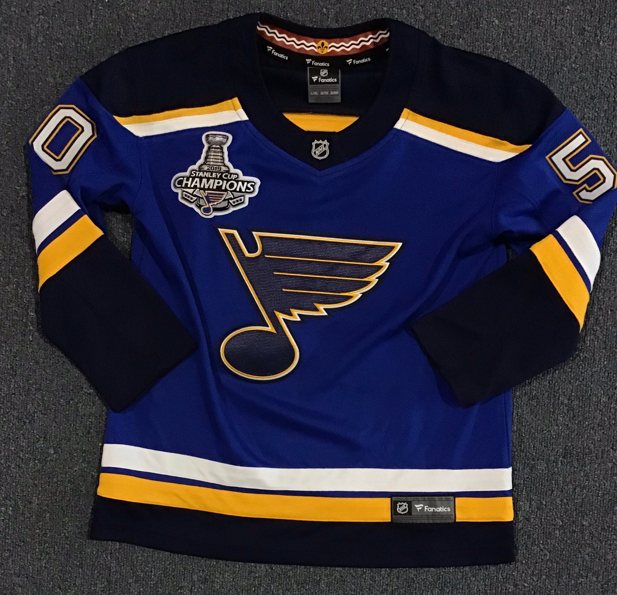 NHL Youth St. Louis Blues Premier Home Blank Jersey