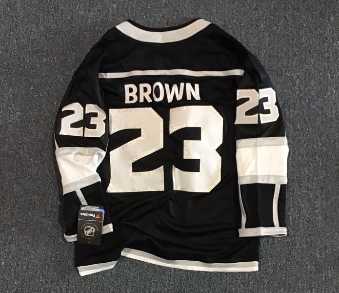 New With Tags LA Kings Youth Fanatics Home Jersey Brown #23 Large