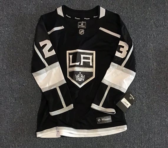 New With Tags LA Kings Youth Fanatics Home Jersey Brown #23 Large/XL