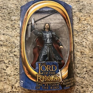 Lord of the Rings Action Figure Super Poseable Aragorn Toybiz Return of the King