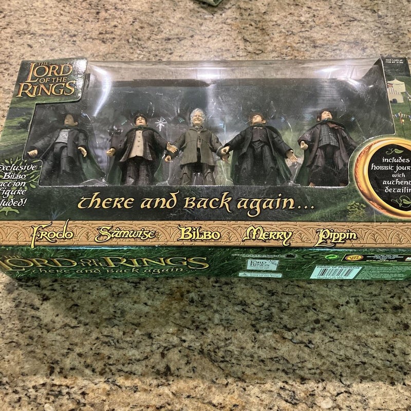 Toybiz 2003 Lord of the Rings There and Back Again Action Figure Set Sealed New!