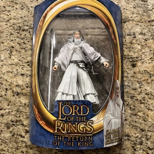 ToyBiz Lord of the Rings Return King Gandalf White Cloth Cape Sword Slashing