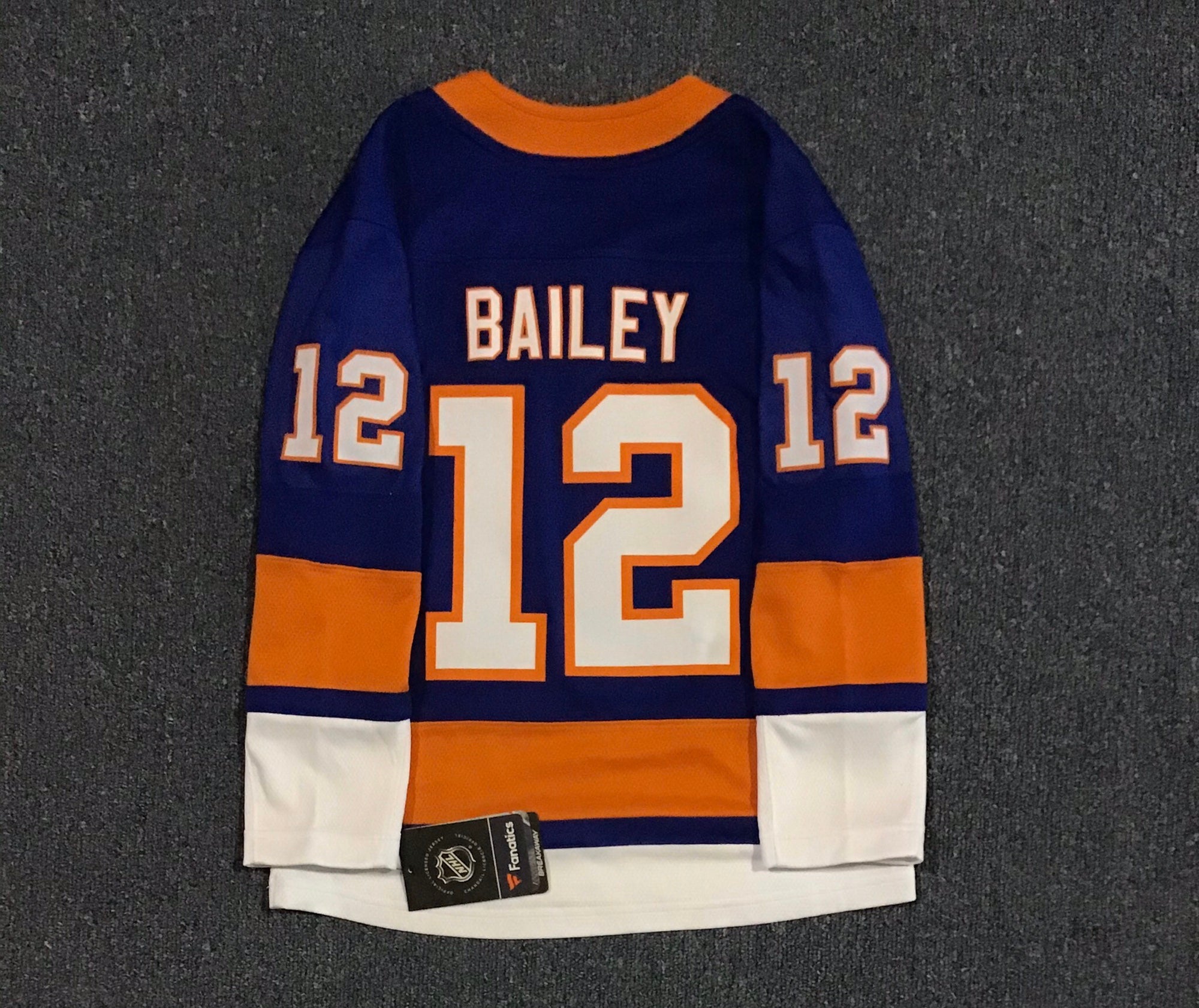 New With Tags New York Islanders Youth Fanatics Jersey Bailey #12