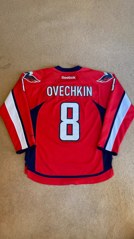 Washington Capitals Jersey Red Ovechkin #8 Youth L/XL Adult Small