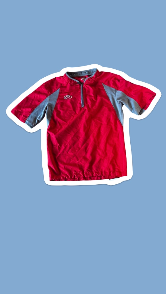 Red Used Boys Rawlings Shirt