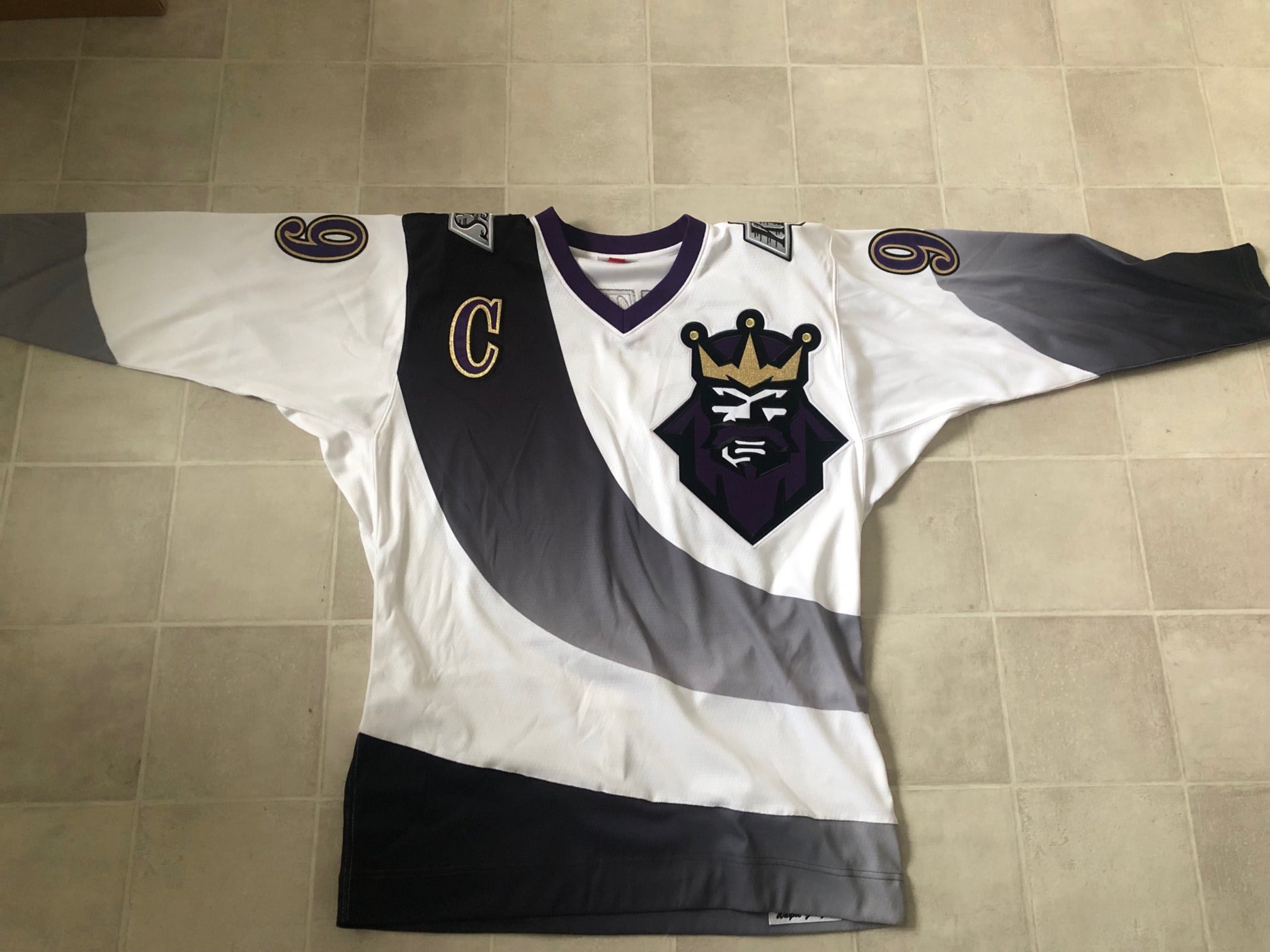 LA Kings Wayne Gretzky Authentic Mitchell and Ness Burger King