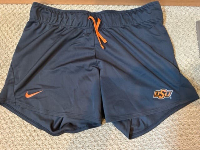 Oklahoma State Gray New Medium Women's Nike Shorts