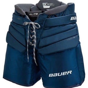 NEW Bauer Elite Goal Pant, Navy Blue, Intermediate Medium