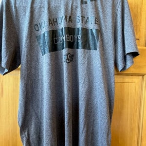 Gray New Oklahoma State Medium Men's Nike Tee Shirt