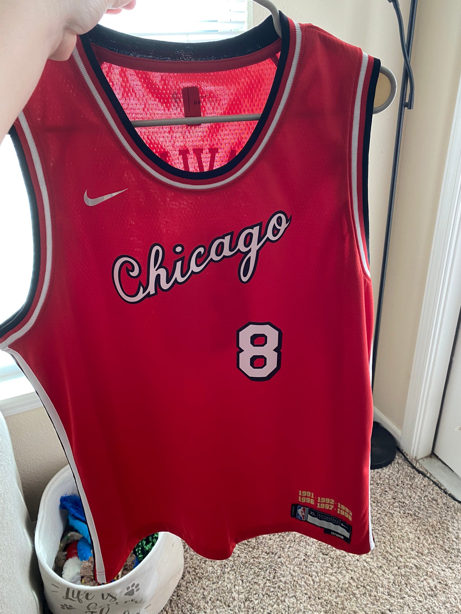 Youth XL (18/20) Nike Zach LaVine Chicago Bulls City Edition