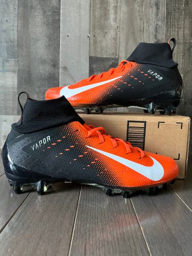 Nike Vapor Untouchable Pro 3 Football Cleats Bengals Orange Black Mens Sz 12.5