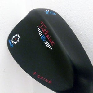 Titleist Vokey SM5 Gap Wedge 52* 12* F Grind (CUSTOM BLACK, Red/White/Blue)