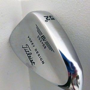 Titleist Vokey 200 Gap Wedge 52* 08* (CUSTOM CHROME, Black) Golf