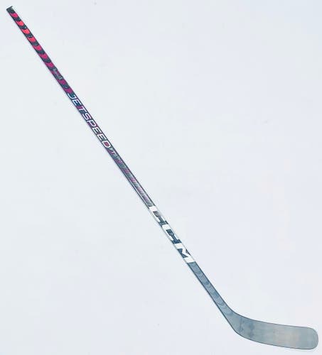 New Red CCM Jetspeed FT5 Pro Hockey Stick-LH-80 Flex-P88M-Grip W/ Bubble Texture