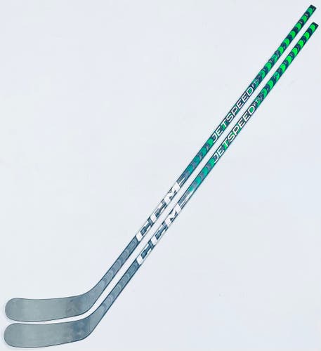 Custom Green CCM Jetspeed FT5 Pro (Trigger 7 Pro Build) Hockey Sticks-RH-80 Flex-P90M