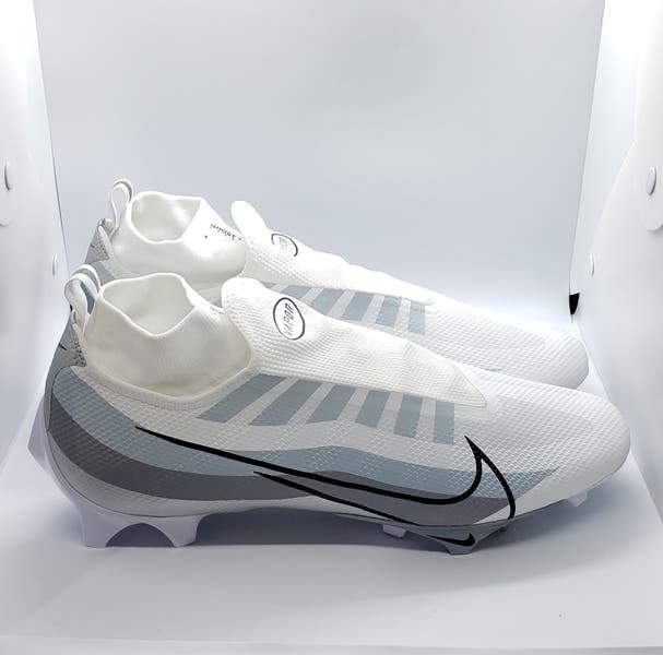 Nike Vapor Edge Pro 360 Football Cleats White Metallic  display picture 1